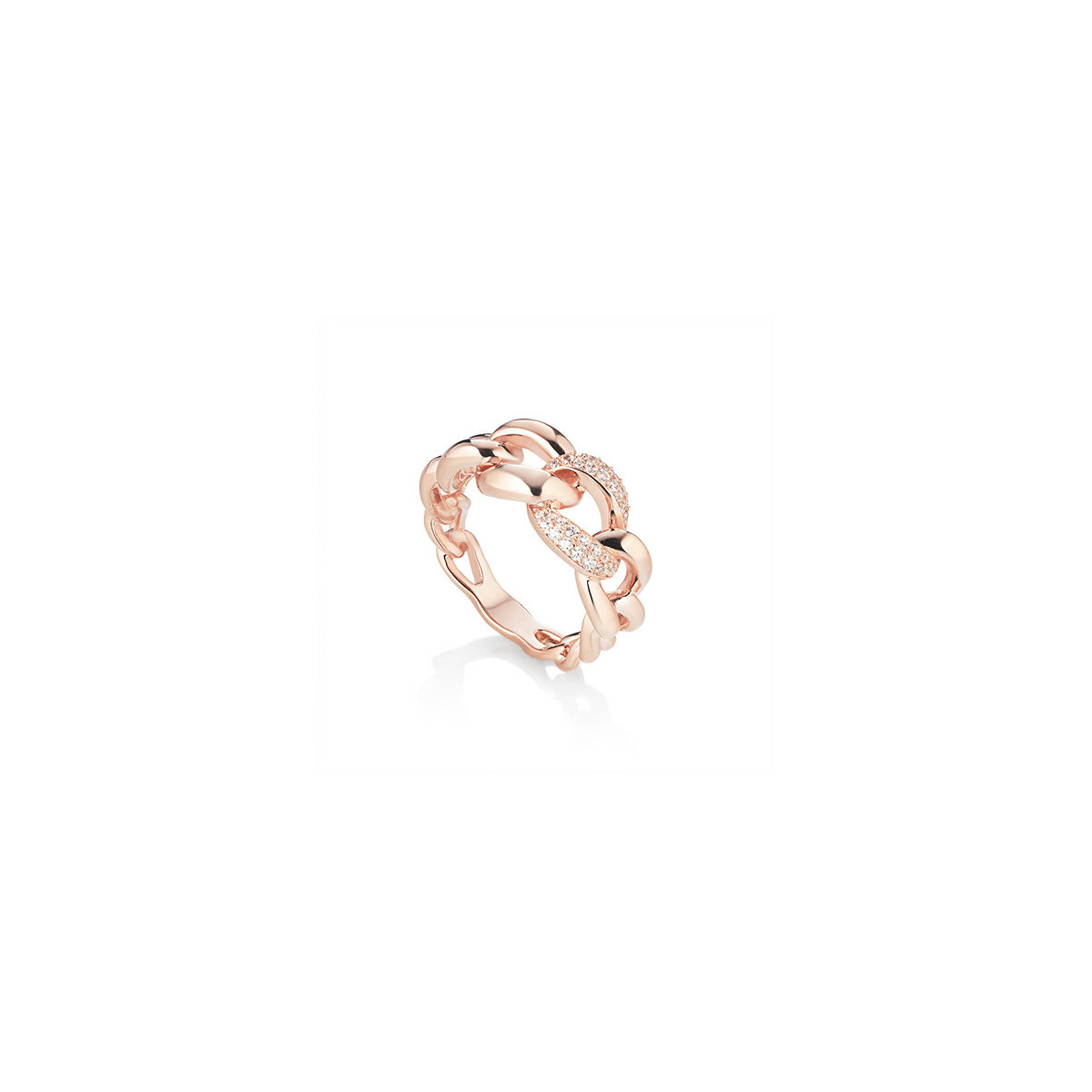 ANILLO PLATA ROSA Y CIRCONITAS