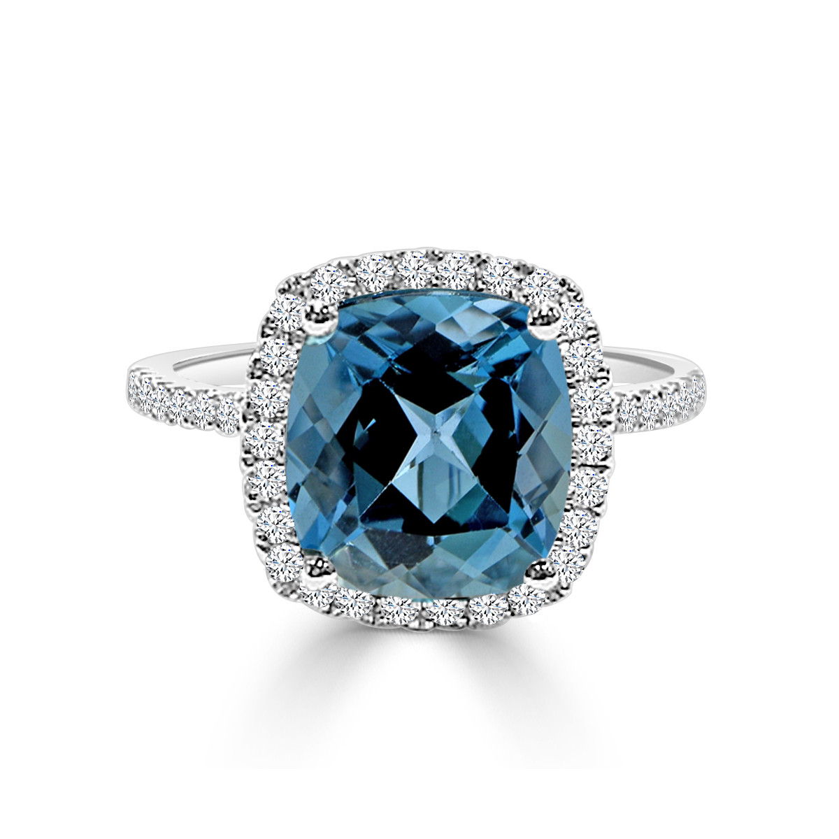 ANILLO O/B BTES 0.39 QT Y TOPACIO 4.40 Q