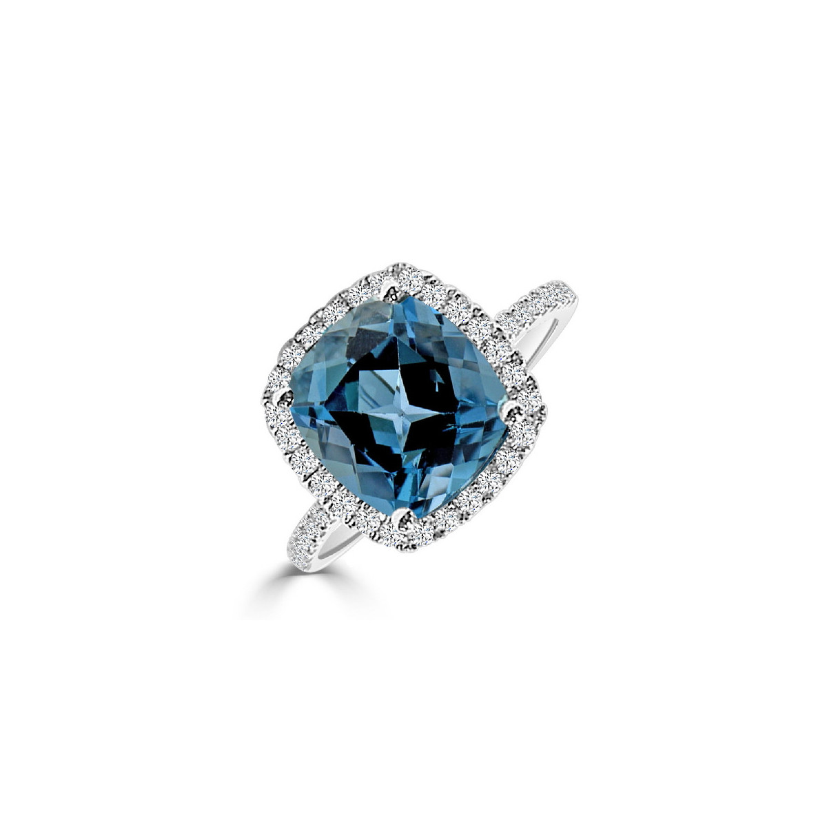 ANILLO O/B BTES 0.39 QT Y TOPACIO 4.40 Q