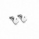 PENDIENTES PLATA LISO CORAZON