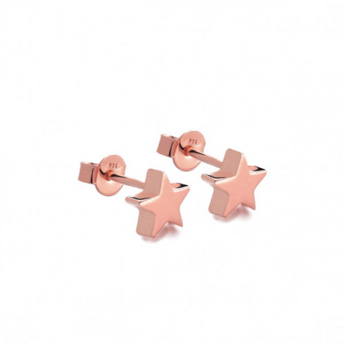 PENDIENTES PLATA LISA ESTRELLAS