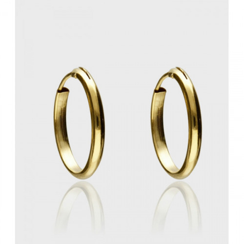 ARO ORO MEDIA CAÑA 2 X 12 MM