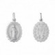 MEDALLA PLATA 16 MM V. MILAGROSA