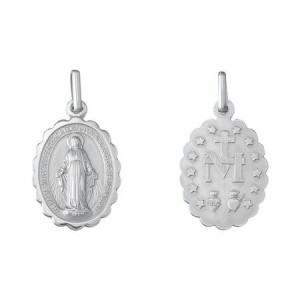 MEDALLA PLATA 16 MM V. MILAGROSA