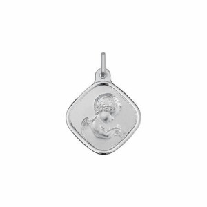 MEDALLA PLATA 15 MM ANGEL