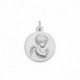 MEDALLA PLATA 16 MM ANGELITO