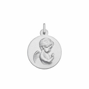 MEDALLA PLATA 16 MM ANGELITO