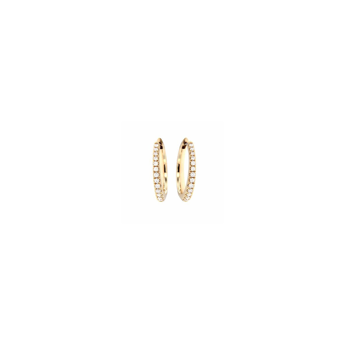 PENDIENTES ORO Y BRILLANTES 0.41 QT