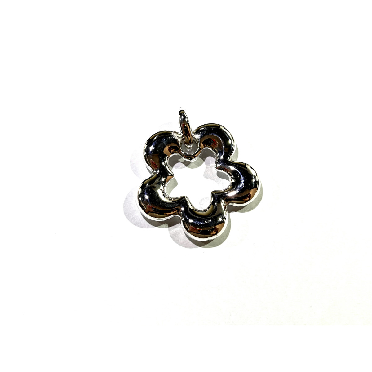 COLGANTE PLATA FLOR