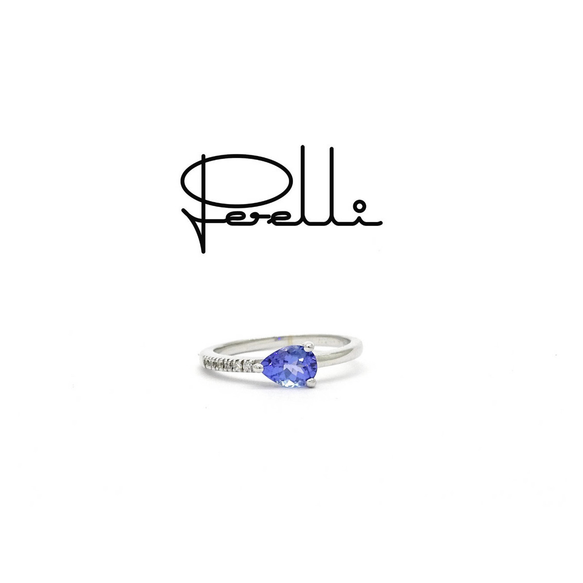 ANILLO O/B BTES 0.07 Y TANZANITA 0.56 QT
