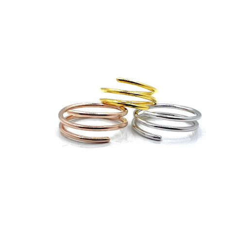 ANILLO PLATA ARO - (DISPONIBLE TRES COLORES)