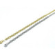 PULSERA PLATA ESLABONES Y CIRCONITAS - (DISPONIBLE PLATA Y PLATA BAÑADA EN ORO)