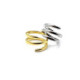 ANILLO PLATA LISO  - (DISPONIBLA PLATA Y PLATA BAÑADA EN ORO)