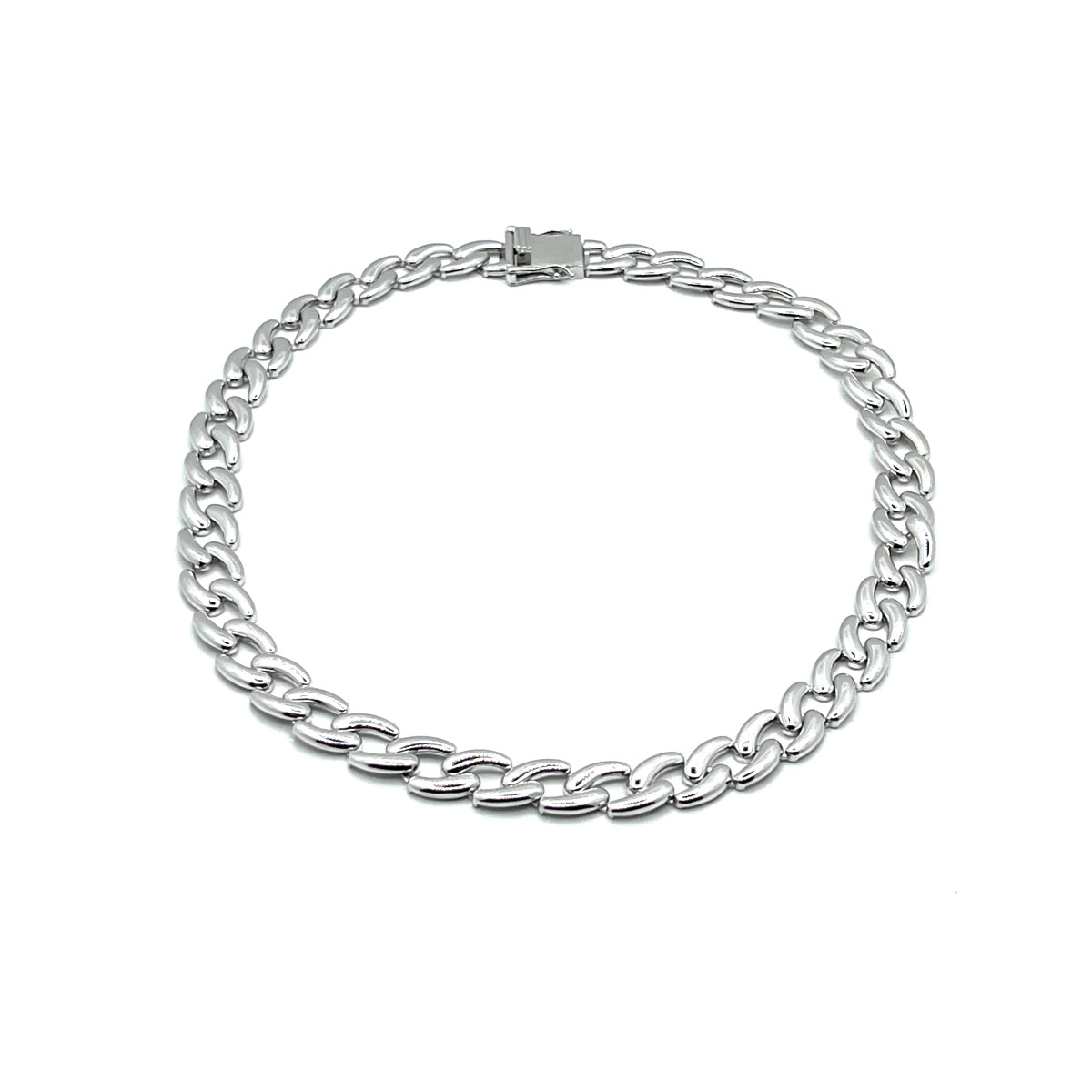 COLLAR PLATA ESLABONES  - (DISPONIBLE EN PLATA Y PLATA BAÑADA EN ORO)