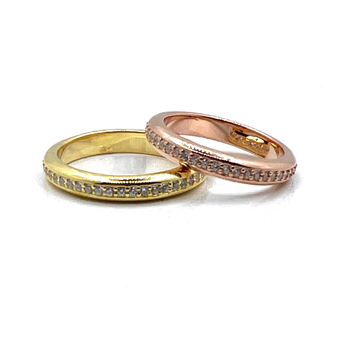 ANILLO PLATA BAÑADA CIRCONITAS COMPLETA