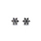 PENDIENTES PLATA FLOR CIRCONITAS - (DISPONIBLE PLATA Y PLATA BAÑADA EN ORO ROSA)