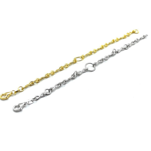 PULSERA PLATA INFINITOS Y CIRCULOS - (DISPONIBLE PLATA Y PLATA BAÑADA EN ORO)