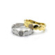 ANILLO CIRCULOS PLATA Y CIRCONITAS