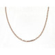 COLLAR PLATA BAÑADA EN O/ROSA