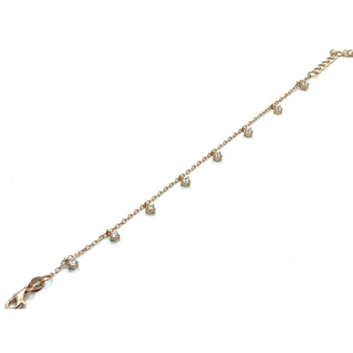 PULSERA PLATA Y CIRCONITAS