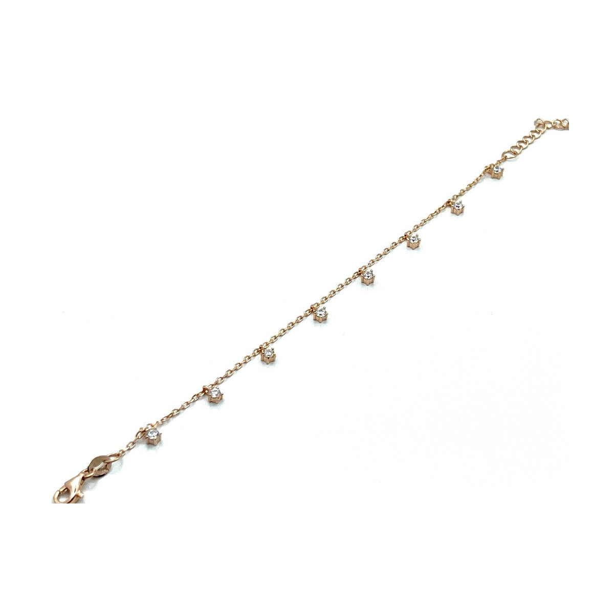PULSERA PLATA Y CIRCONITAS