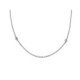 CHOKER PLATA Y CIRCONITAS (31+8 CM)
