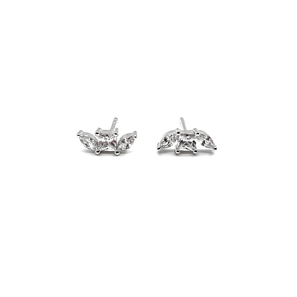 PENDIENTES PLATA Y CIRCONITAS