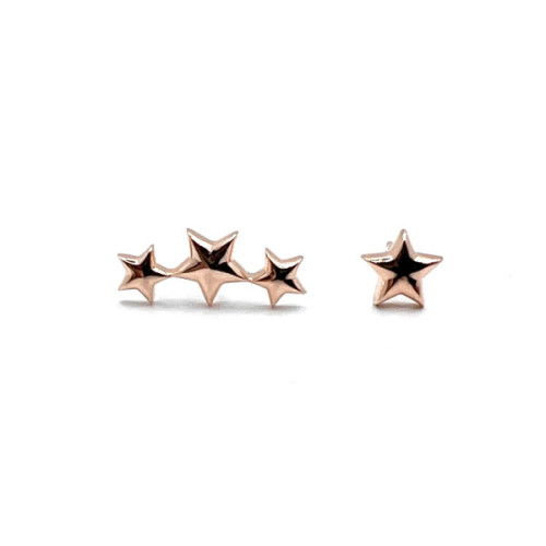 PENDIENTES PLATA ESTRELLAS