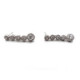 PENDIENTES LARGOS PLATA Y CIRCONITAS