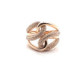 ANILLO PLATA BAÑADA ORO ROSA Y CIRCONITA