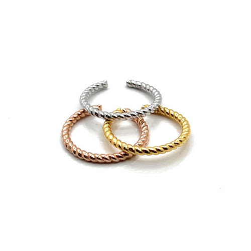 ANILLO PLATA ABIERTO