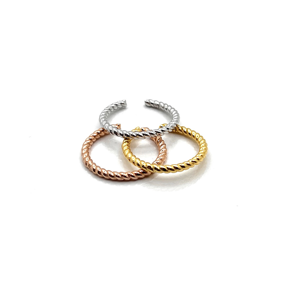 ANILLO PLATA ABIERTO