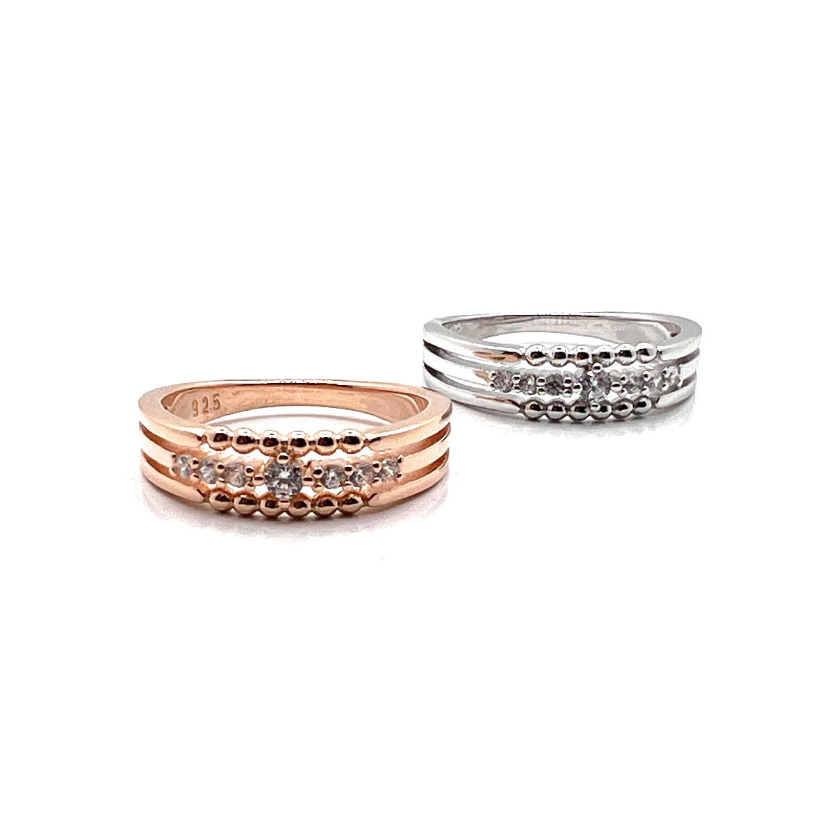 ANILLO PLATA Y CIRCONITAS