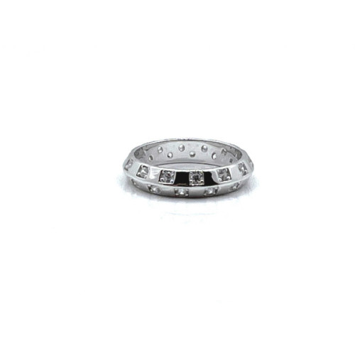 ANILLO PLATA Y CIRCONITAS