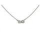 COLLAR INFINITO PLATA Y CIRCONITAS