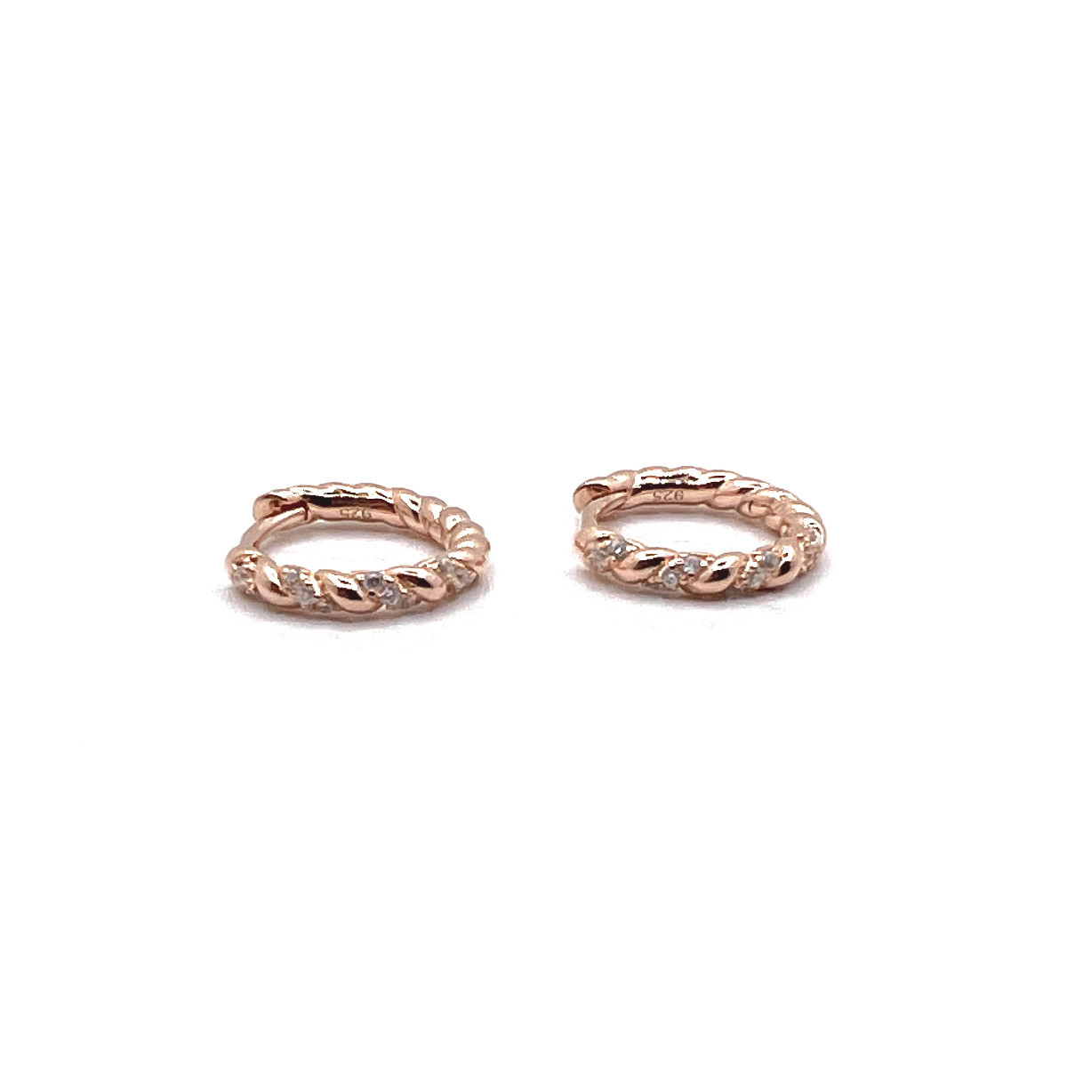 CRIOLLAS ENTORCHADAS PLATA O/ROSA Y CIRC