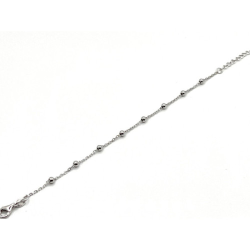 PULSERA PLATA BOLITAS