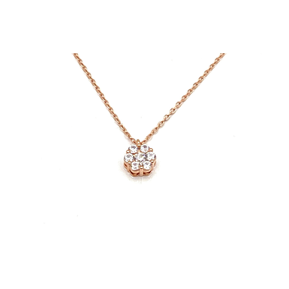 COLLAR ROSETON PLAYA Y CIRCONITAS