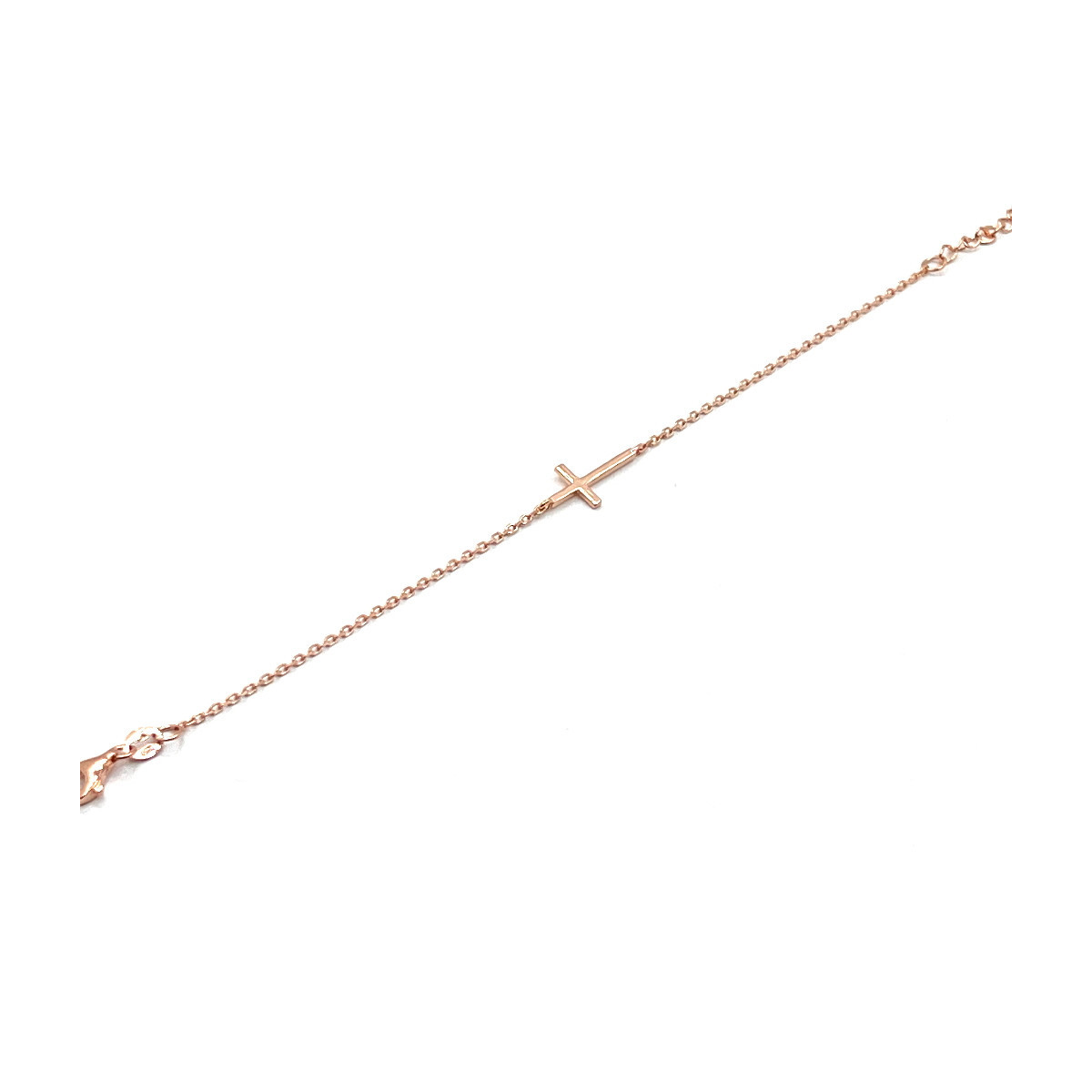 PULSERA CRUZ PLATA