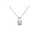 COLLAR CANDADO PLATA Y CIRCONITAS