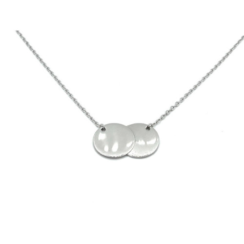 COLLAR CIRCULO PLATA GRABAR