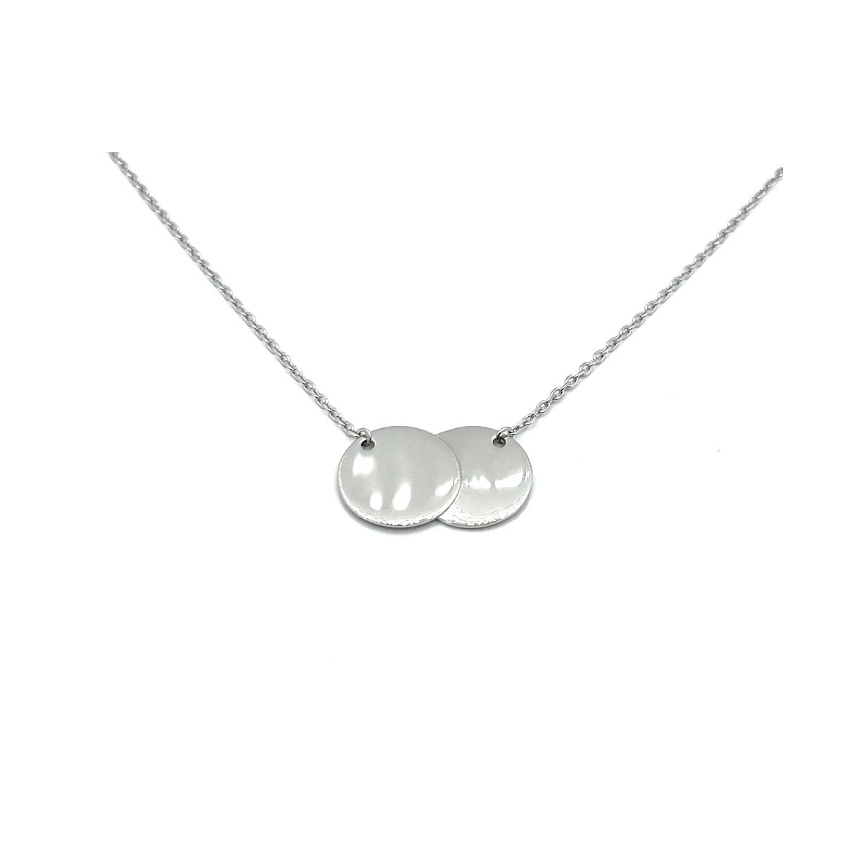 COLLAR CIRCULO PLATA GRABAR