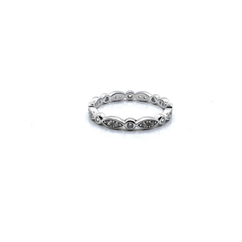 ANILLO PLATA Y CIRCONITAS