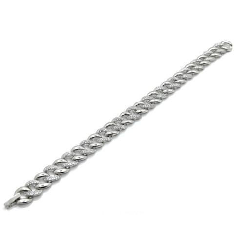 PULSERA PLATA Y CIRCONITA