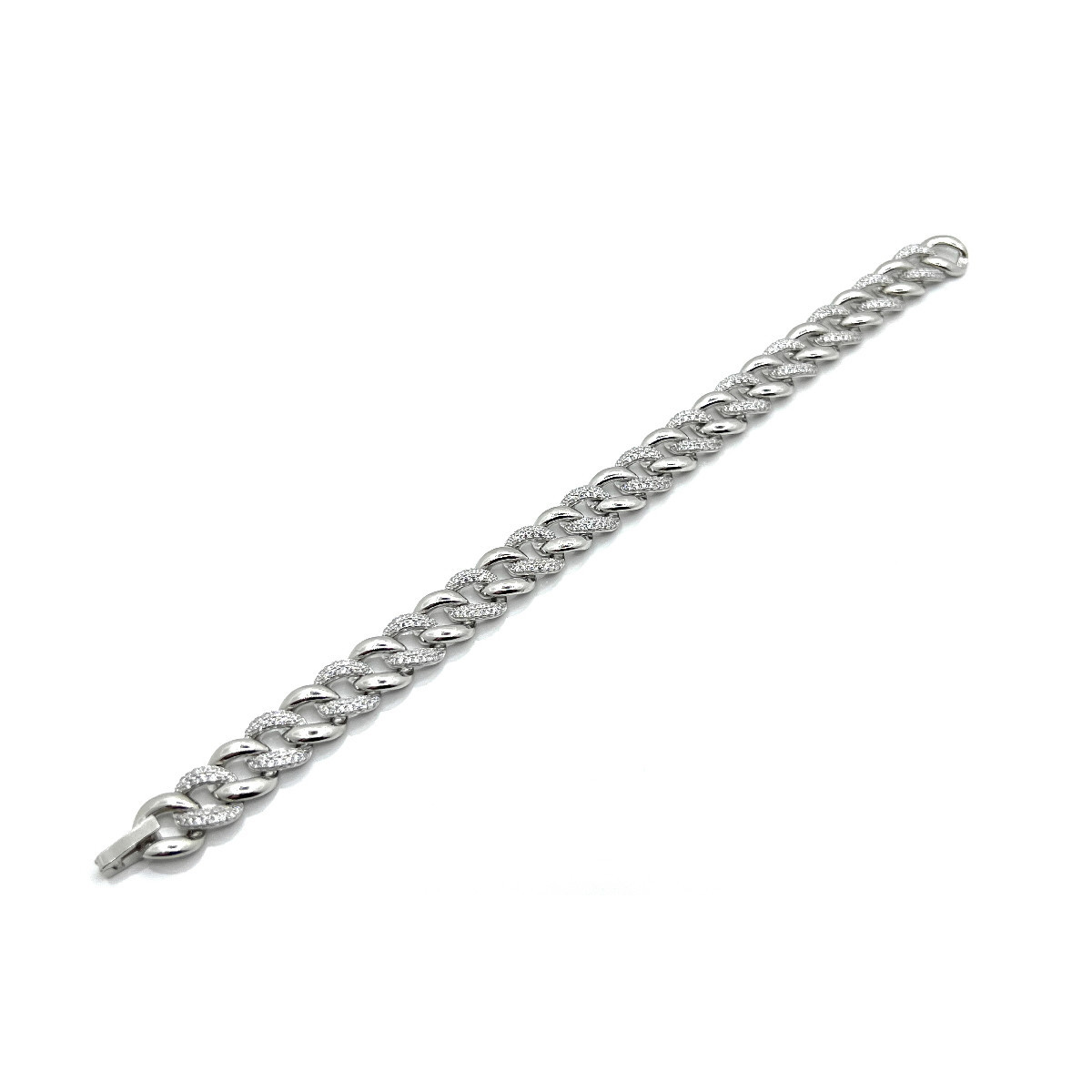 PULSERA PLATA Y CIRCONITA