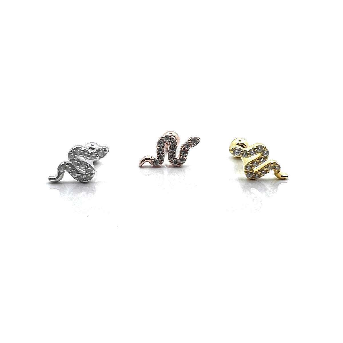 PIERCING DE PLATA Y CIRCONITAS