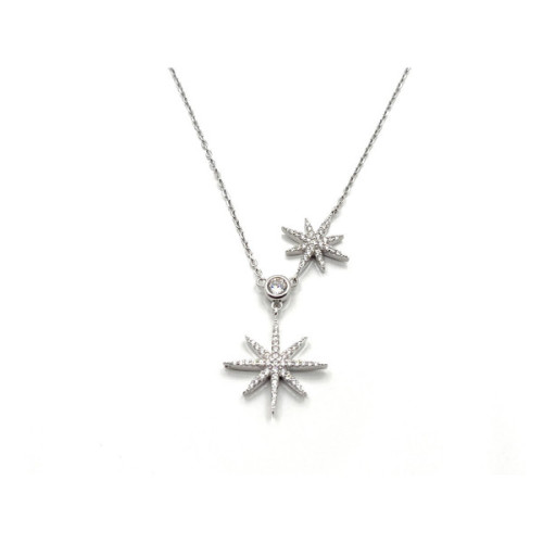 COLLAR PLATA ESTRELLAS