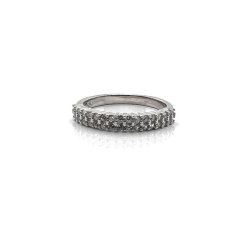 ANILLO PLATA Y CIRCONITAS