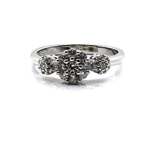 ANILLO PLATA Y CIRCONITAS
