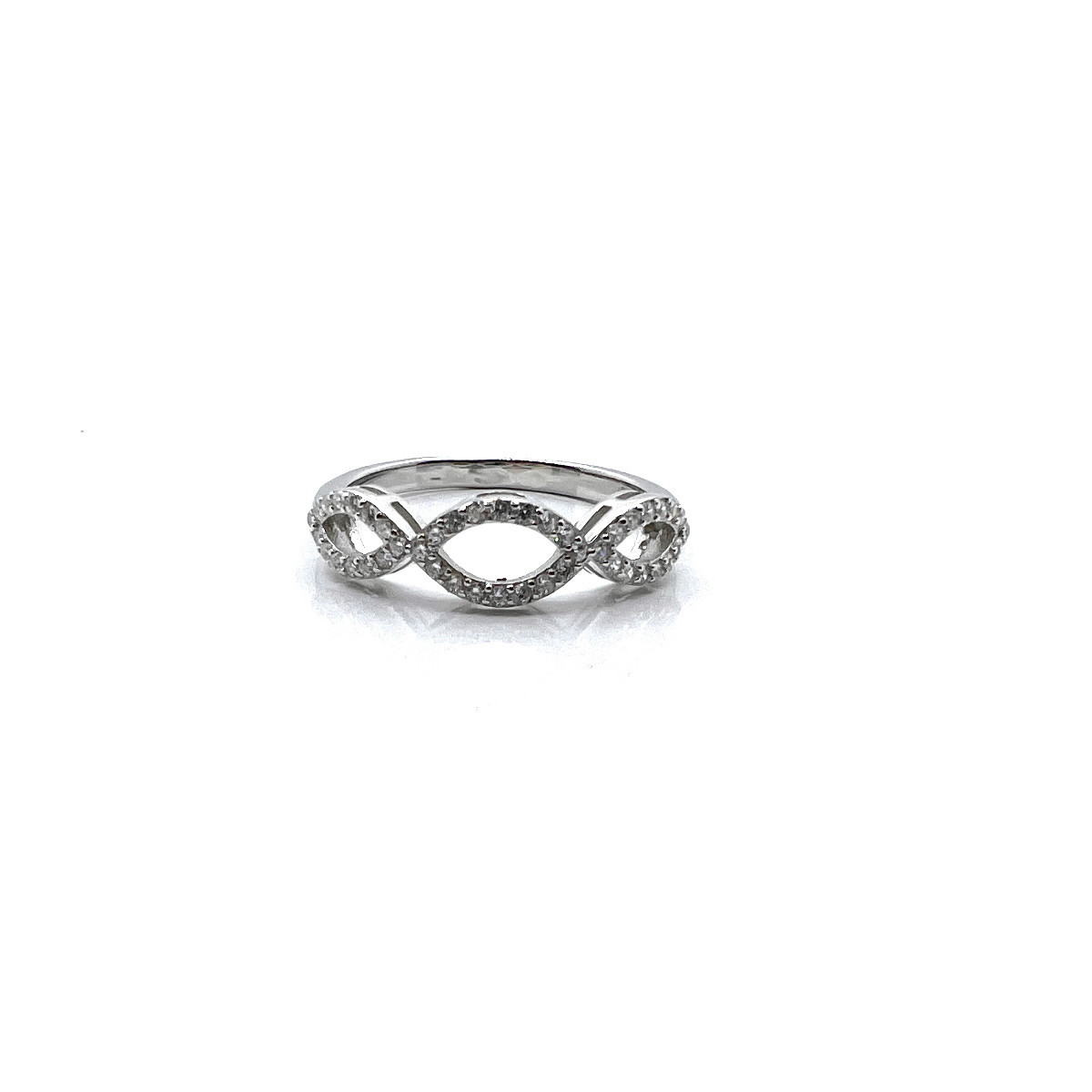 ANILLO PLATA Y CIRCONITAS
